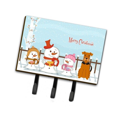 Carolines Treasures Merry Christmas Carolers Airedale Leash or Key Holder BB2372TH68